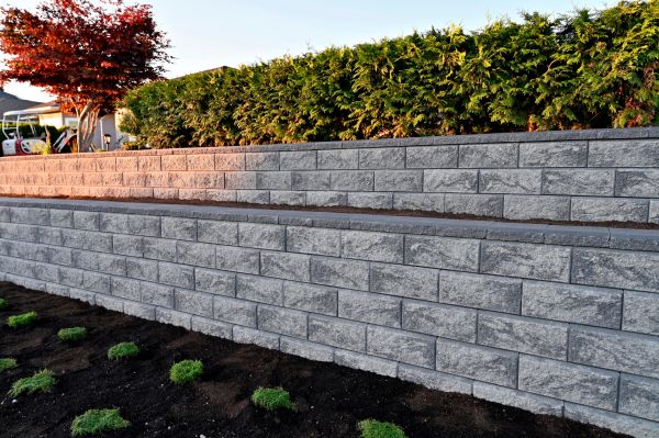 Concrete Retaining Wall Installation in Pickerington