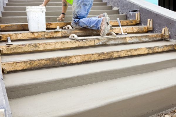 Concrete Steps Pouring in Pickerington
