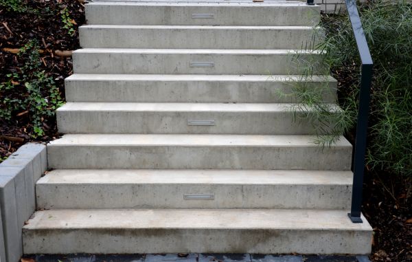 Poured Step Installation in Pickerington