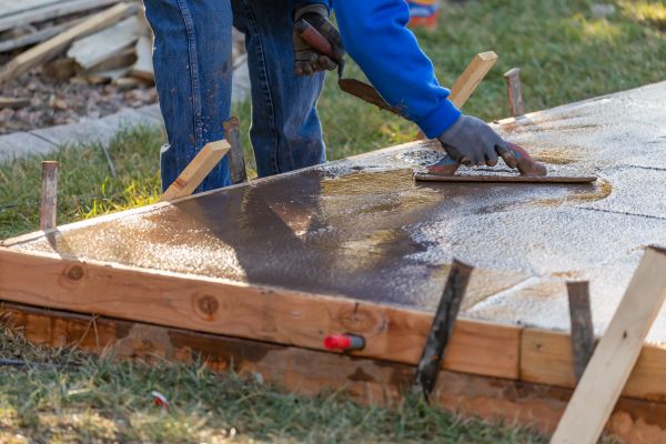Patio Slab Construction in Pickerington