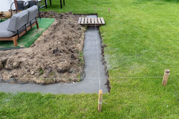 Cement Footer Installation in Pickerington